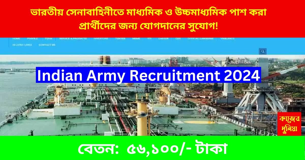 Indian Army Recruitment 2024