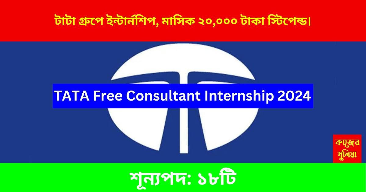 TATA Free Consultant Internship 2024